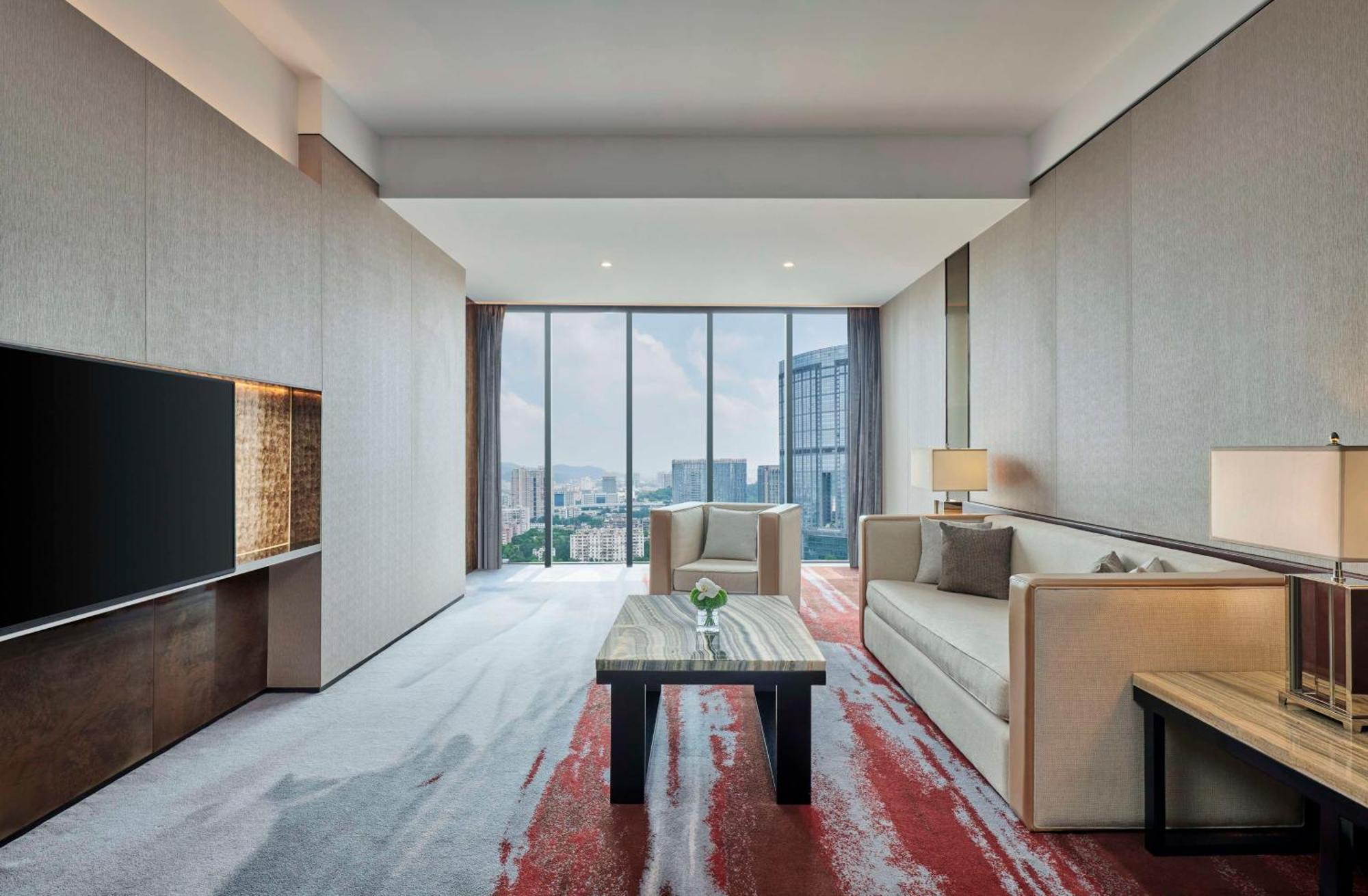 Hilton Guangzhou Tianhe - Free Shuttle Bus And Registration Counter Available During Canton Fair Period Exteriér fotografie A suite at the hotel